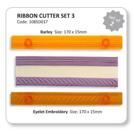 Ribbon Cutter Set Barley & Eyelet 7 Ribbon Cutter Set Barley & Eyelet