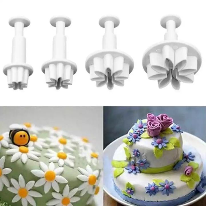 Daisy Fondant Cutter Set 9 Daisy Fondant Cutter Set - Image 3
