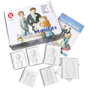 Eco-Friendly 3D Fondant People Cake Molds