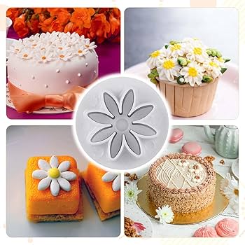 Daisy Fondant Cutter Set 7 Daisy Fondant Cutter Set