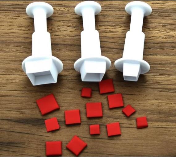 Square Plunger Cutter Set 7 Square Plunger Cutter Set